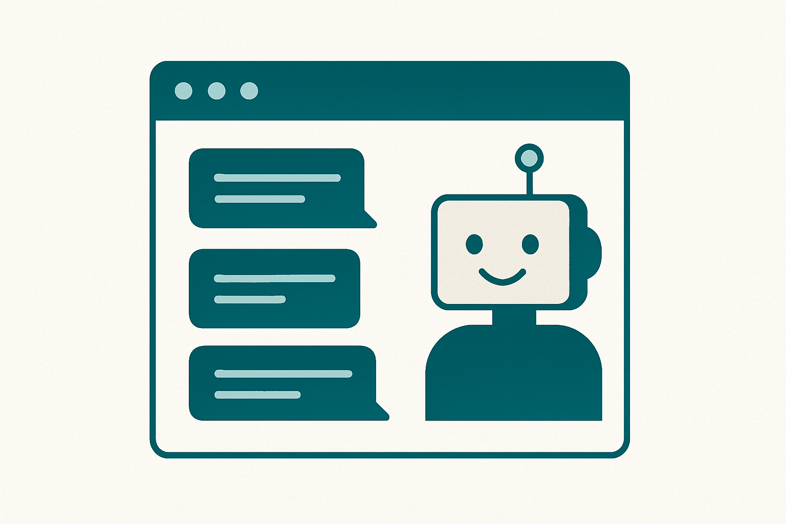 AI Chatbot dashboard UI